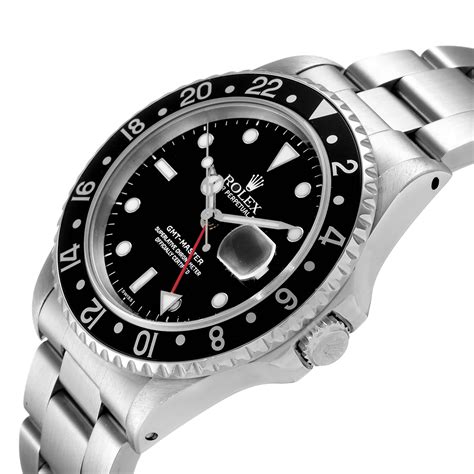 rolex gmt master black bezel.